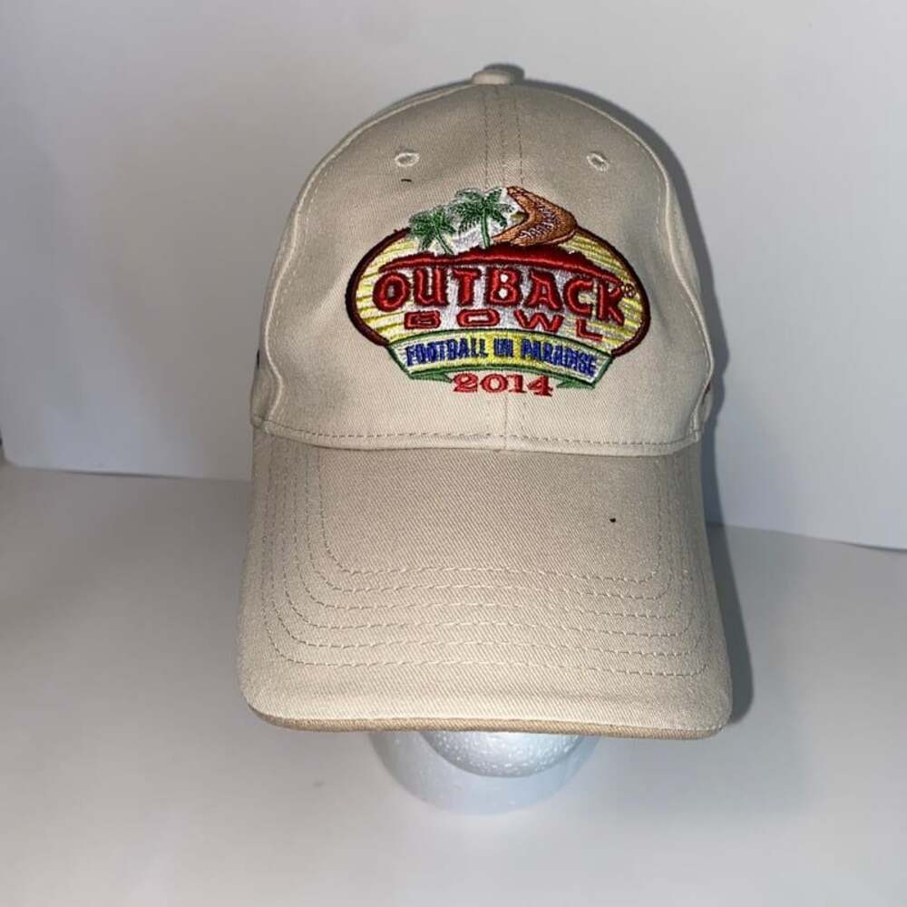 Outback Bowl 2014 Iowa Hawkeyes vs LSU Tigers Adjustable Hat Straback Cap